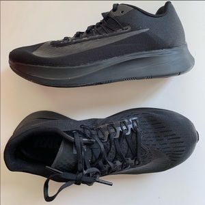 Nike zoom fly all black womens sz 8.5
